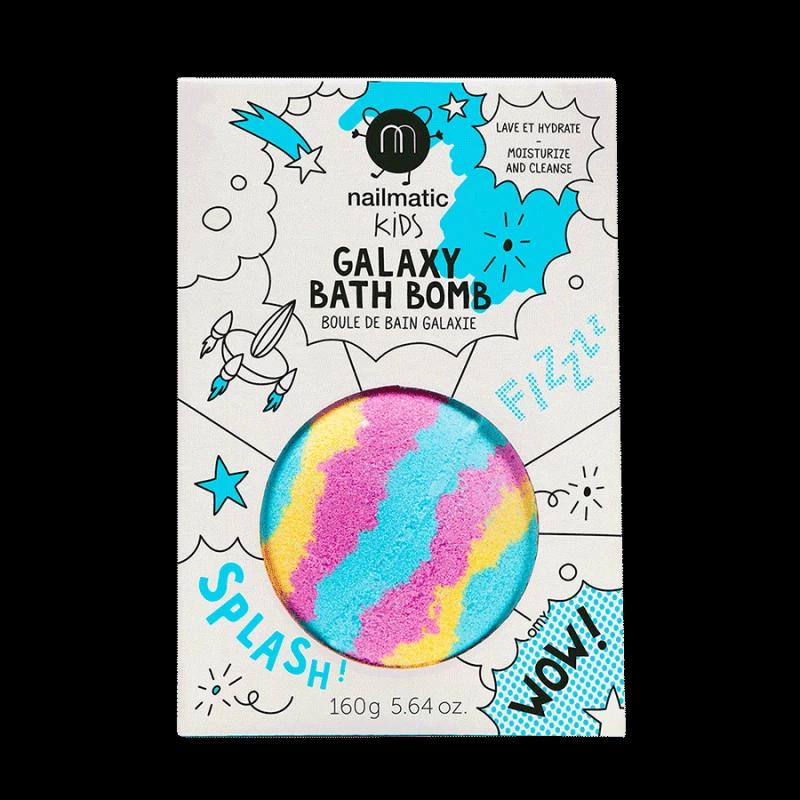Сolouring and soothing bath bomb for kids - Galaxy