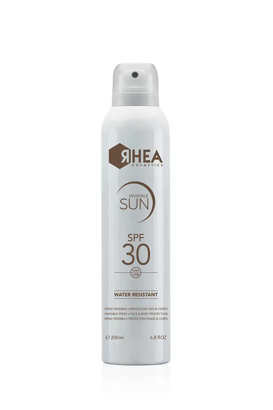 RHEA Cosmetics SPF30 Invisible Sun - Invisible Spray Face& Body Protection SPF30
