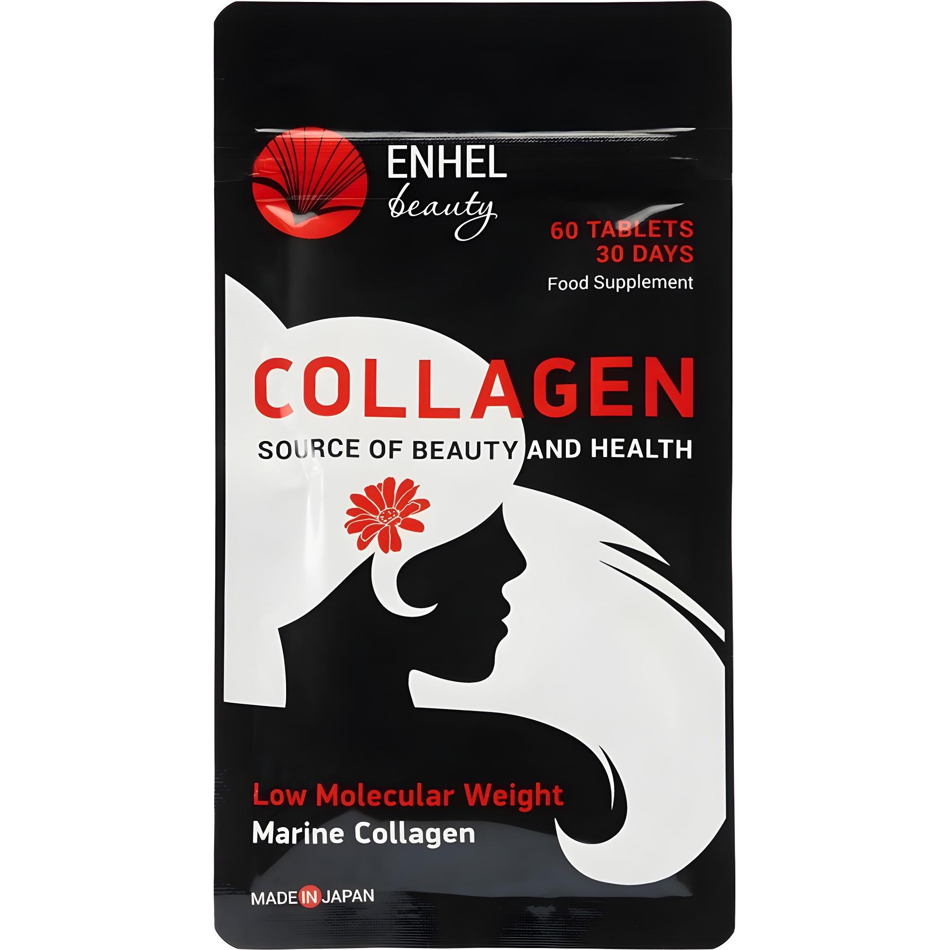 Низкомолекулярный коллаген Enhel beauty в таблетках