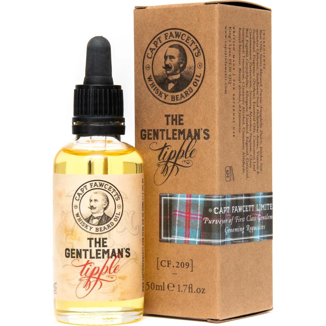 CAPTAIN FAWCETT Масло для бороды Whisky 50 мл