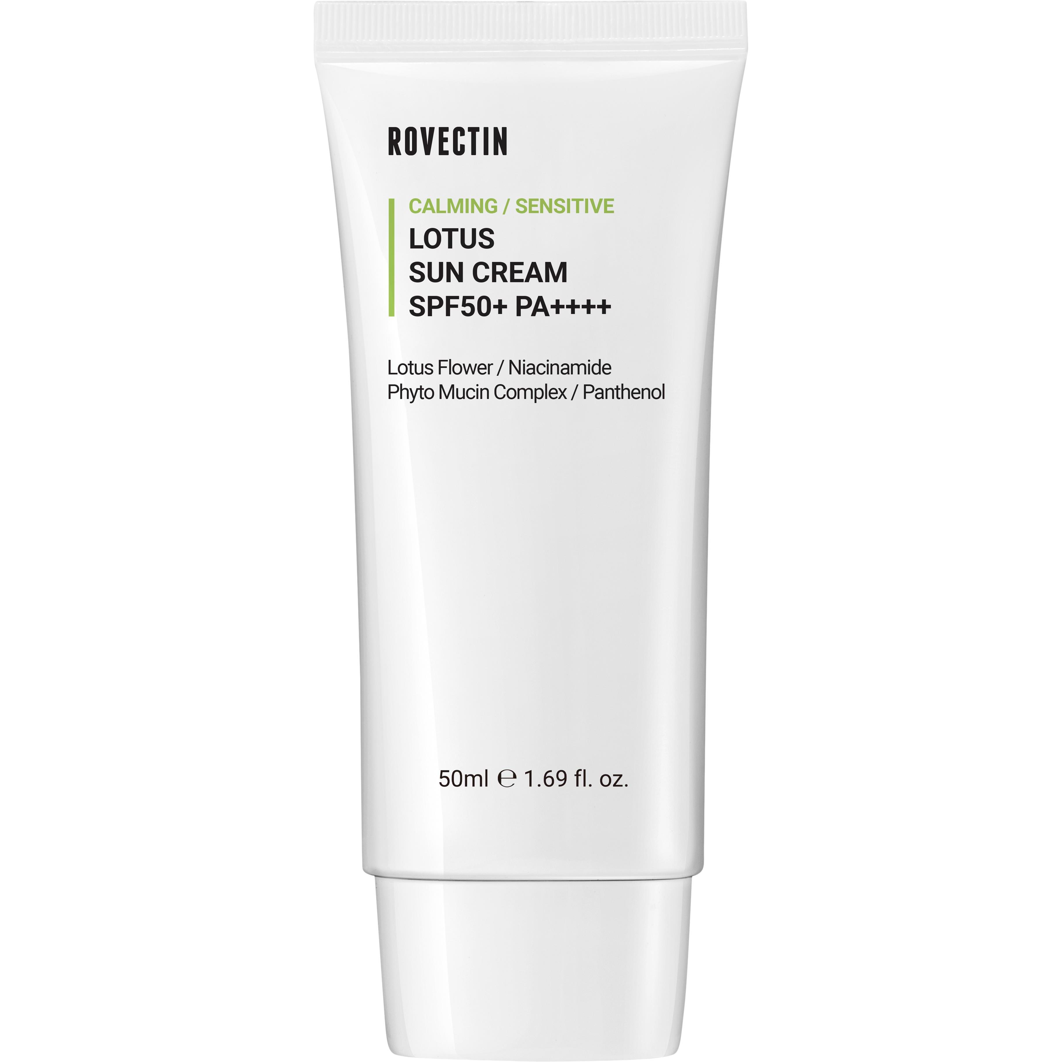 ROVECTIN Успокаивающий солнцезащитный крем SPF50+ PA++++