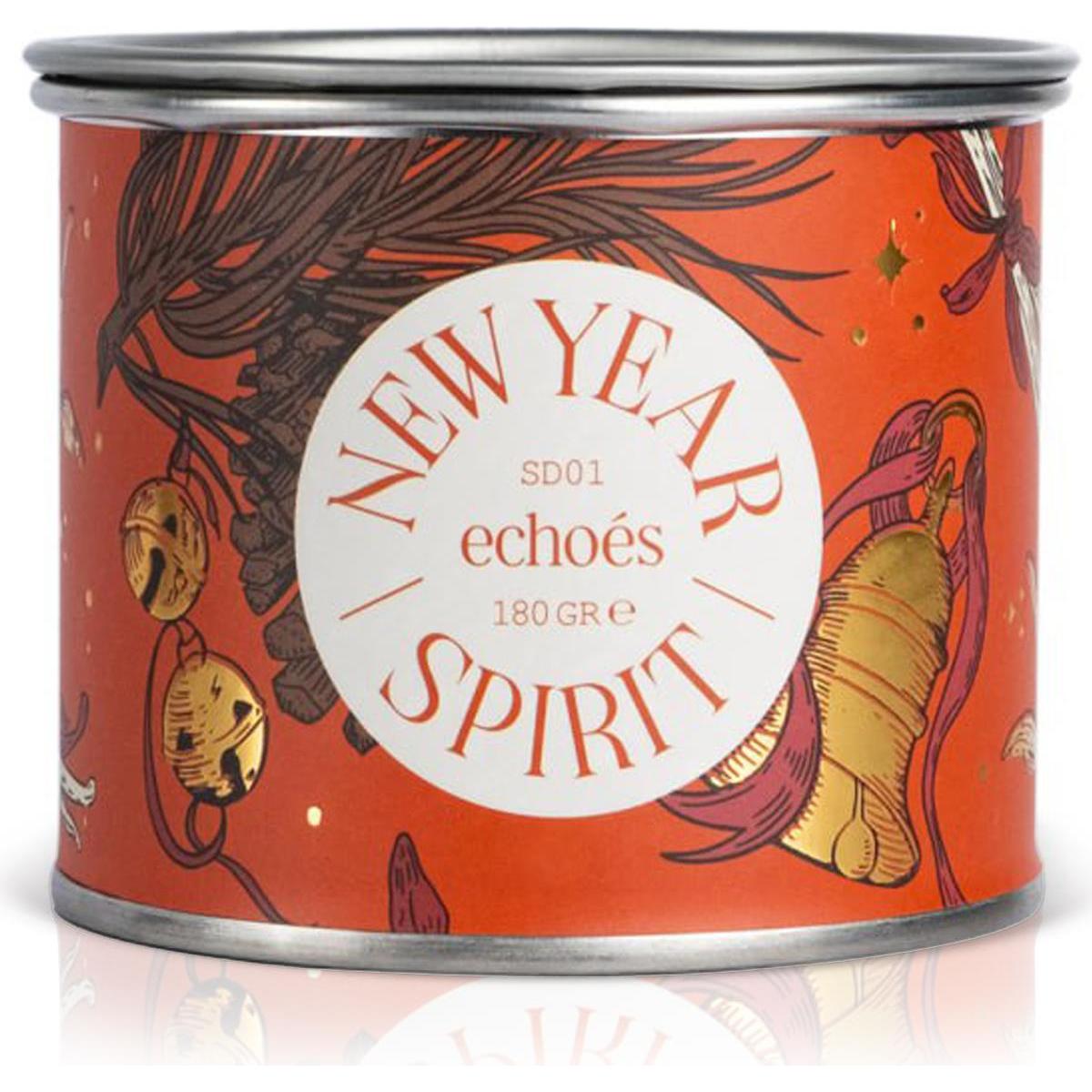 Свеча в металлической баночке New Year Spirit