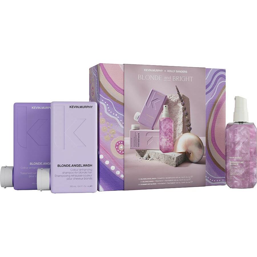 KEVIN.MURPHY Набор: [Блонд.Ангел] шампунь+[Блонд.Ангел] бальзам+[Шиммер.Ми.Блонд] сияющий спрей-уход
