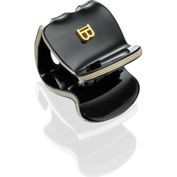 BALMAIN Заколка-краб черно-белый, размер XS (1 шт.)