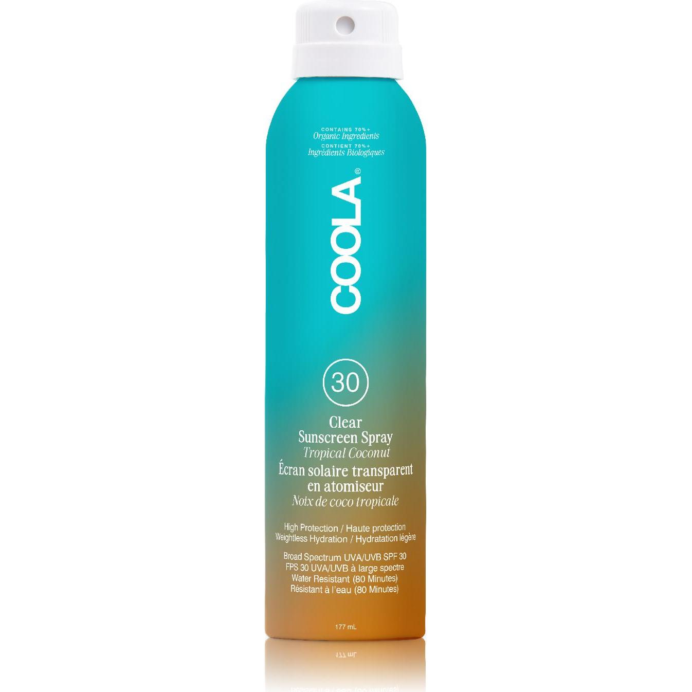 COOLA Солнцезащитный спрей для тела "Тропический кокос" SPF30