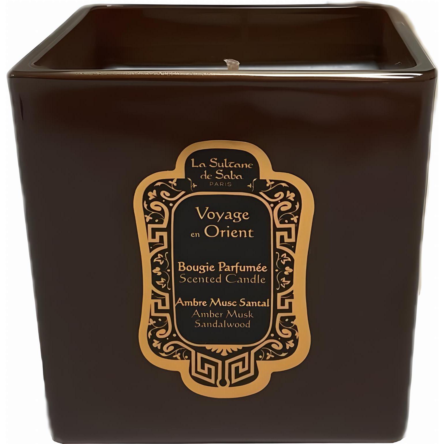 LA SULTANE DE SABA Свеча ароматическая "Амбра / Мускус / Сантал" 200 г