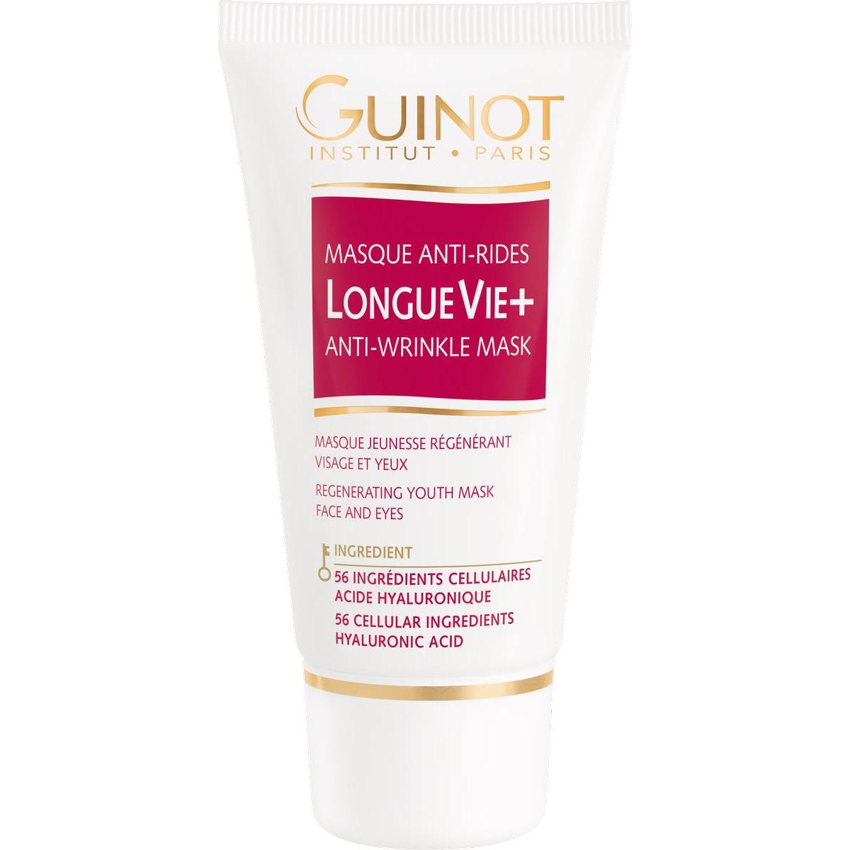 GUINOT Гиалуроновая антивозрастная маска для лица и глаз с коллагеном