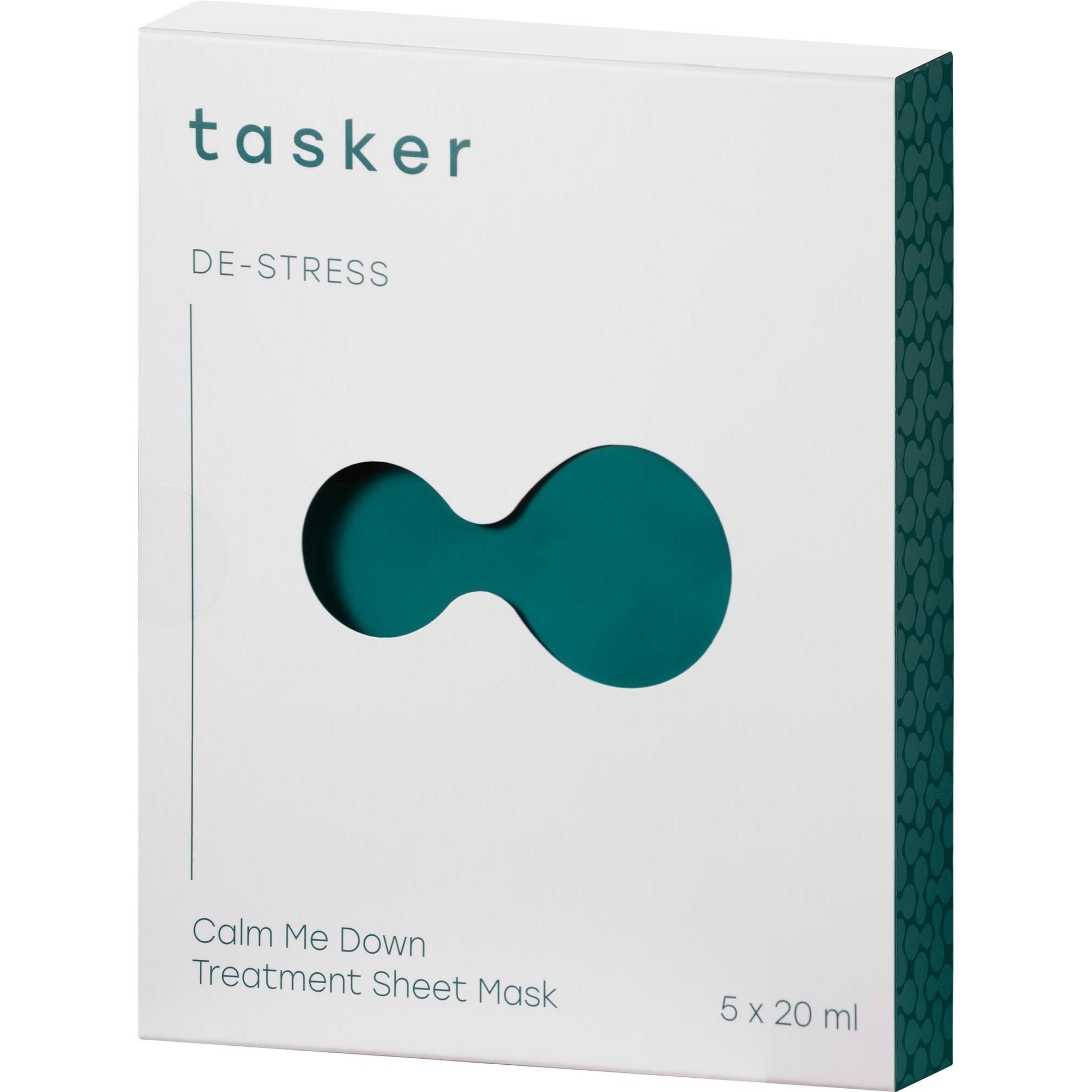 TASKER Успокаивающие тканевые маски De-Stress