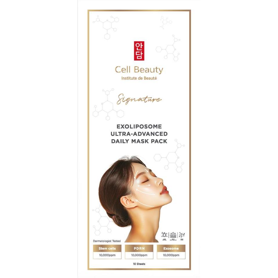 CELL BEAUTY Ежедневная маска для лица с экзолипосомами Ultra-Advanced