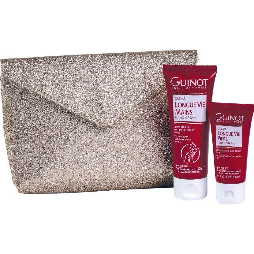 GUINOT Омолаживающий и восстанавливающий дуэт для рук и ног с косметичкой