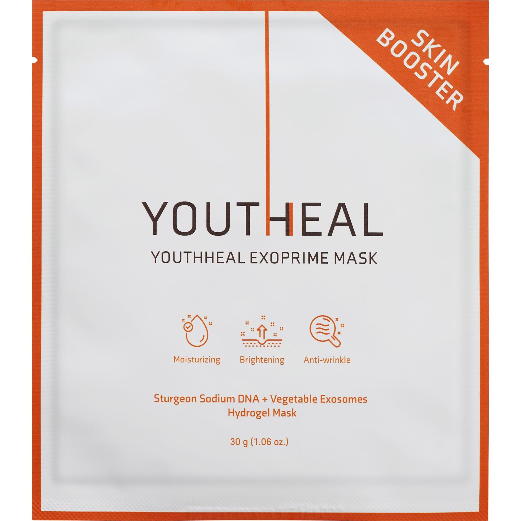 YOUTHHEAL Гидрогелевая маска с двойным ПДРН и двойными экзосомами