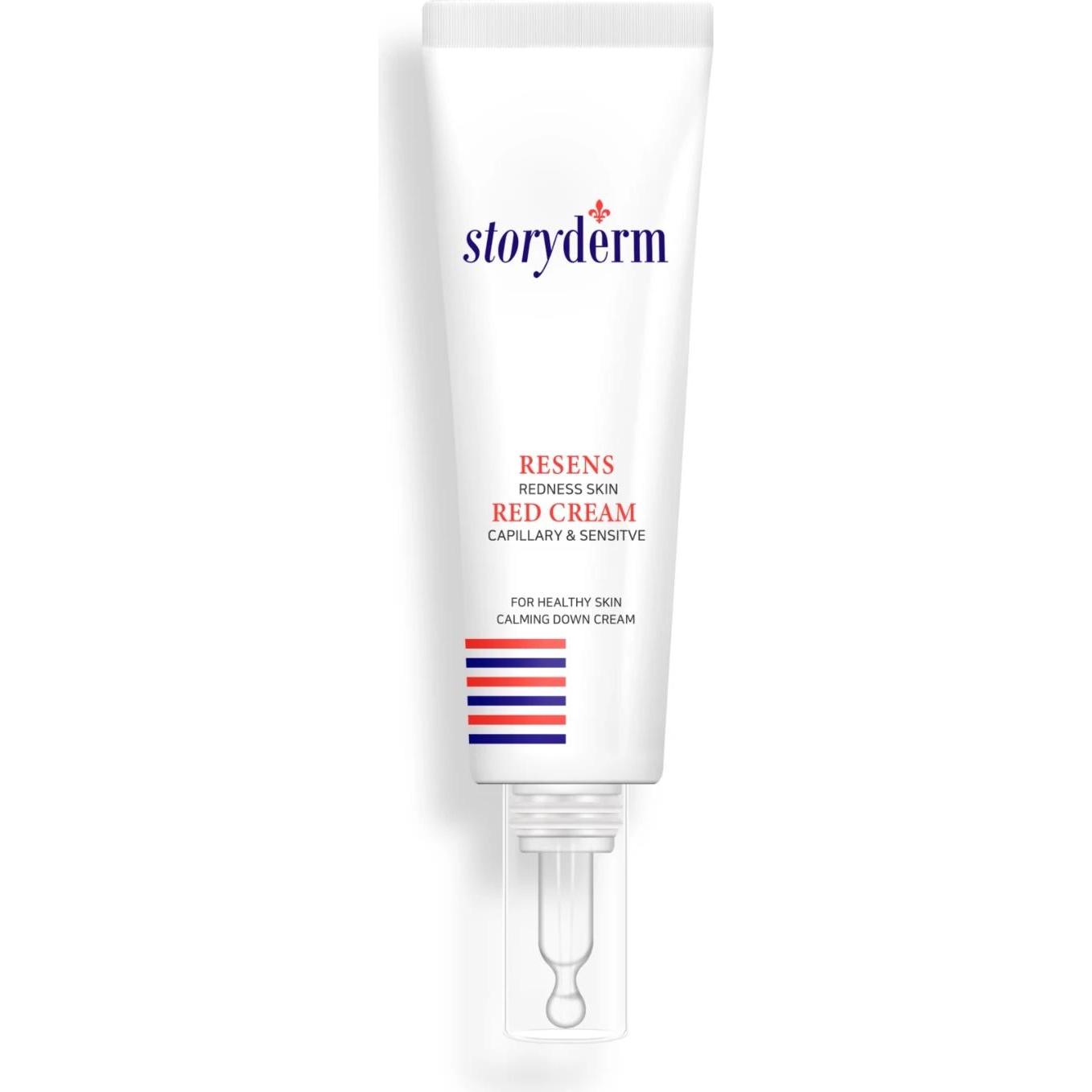 STORYDERM Крем от покраснений для успокоения чувствительной кожи с розацеа и куперозом