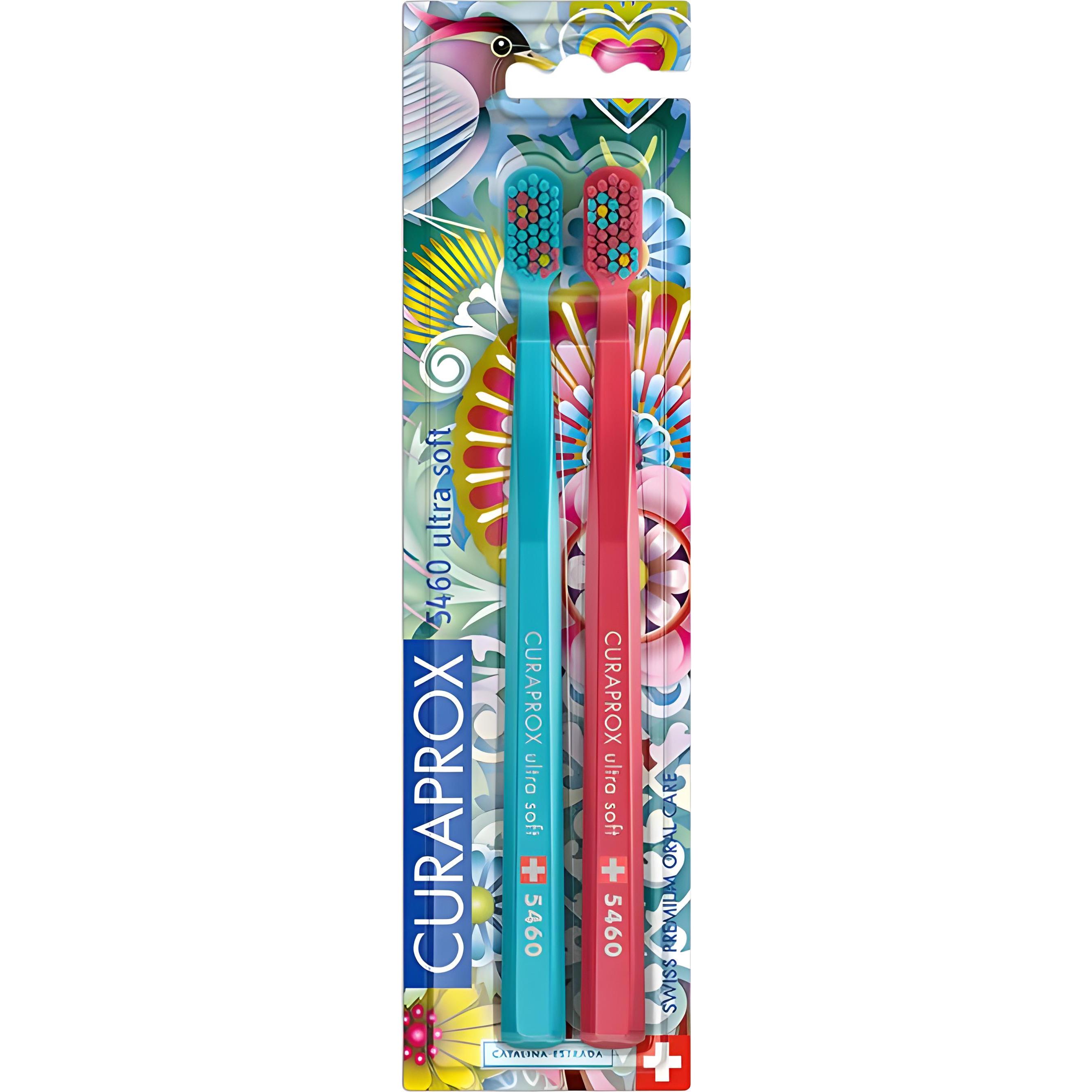 Набор зубных щеток CS 5460/2 Ultrasoft d 0,10 мм Duo Summer 1 (2 шт.)