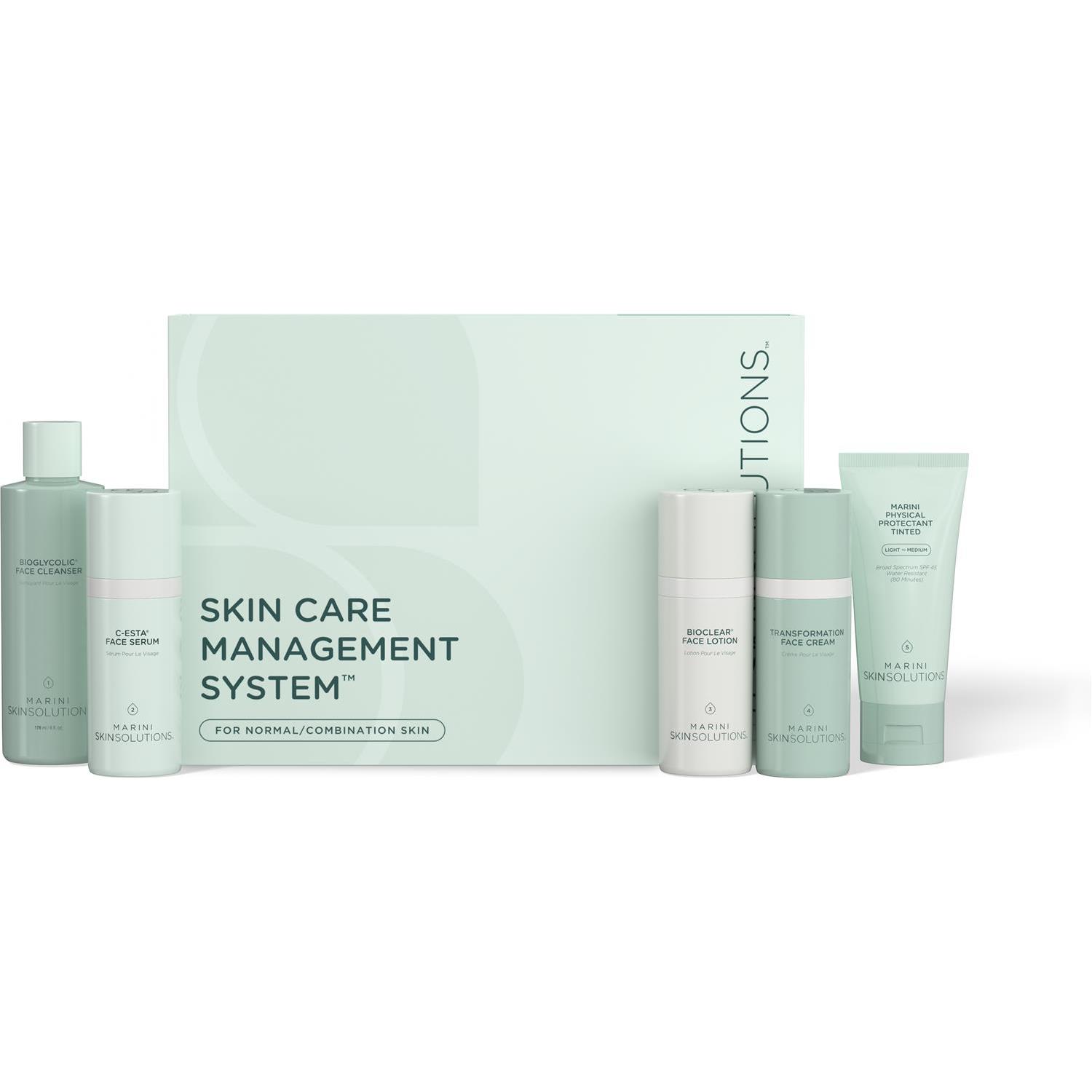MARINI SKINSOLUTIONS Система ухода для нормальной и комбинированной кожи c SPF45