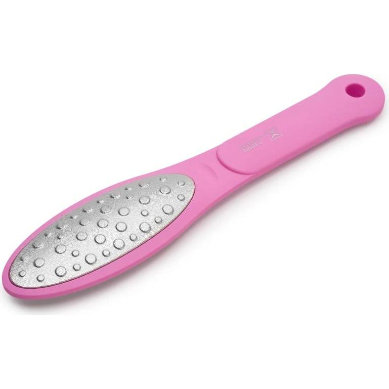 SCHERE NAGEL Лазерная педикюрная терка для ног Oval розовая (1 шт.)