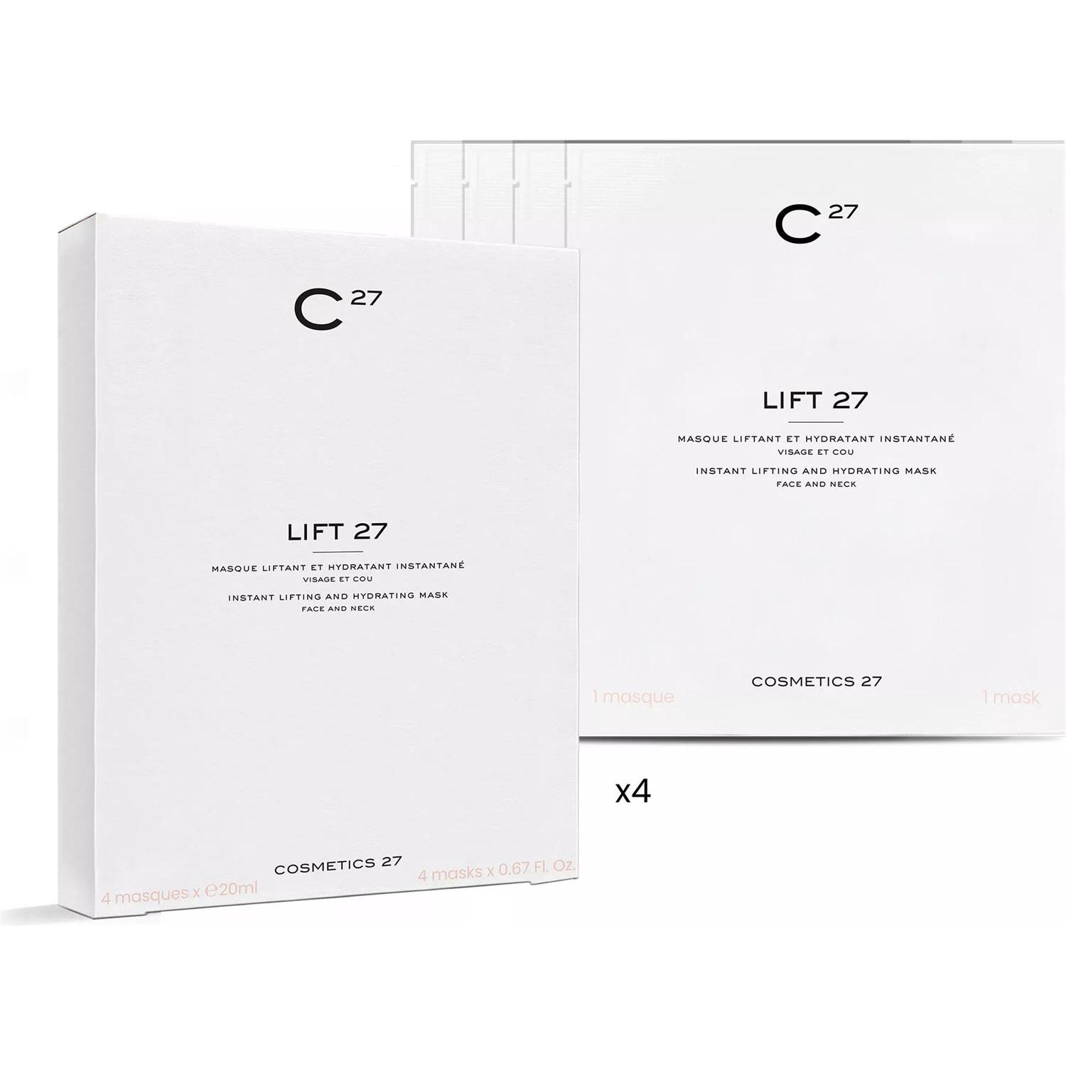 COSMETICS 27 Биоорганическая лифтинг-маска мгновенного действия 4 шт.