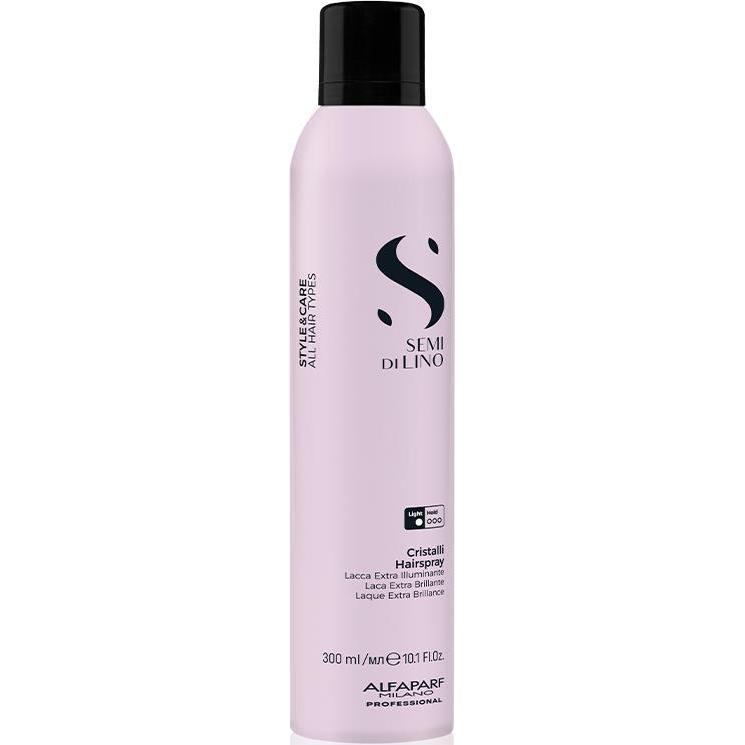 ALFAPARF MILANO PROFESSIONAL Лак для волос, придающий блеск, легкой фиксации Cristalli Hairspray