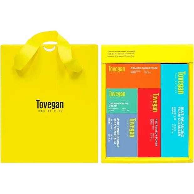 TOVEGAN Набор для ухода за кожей лица Color Food Glow Up