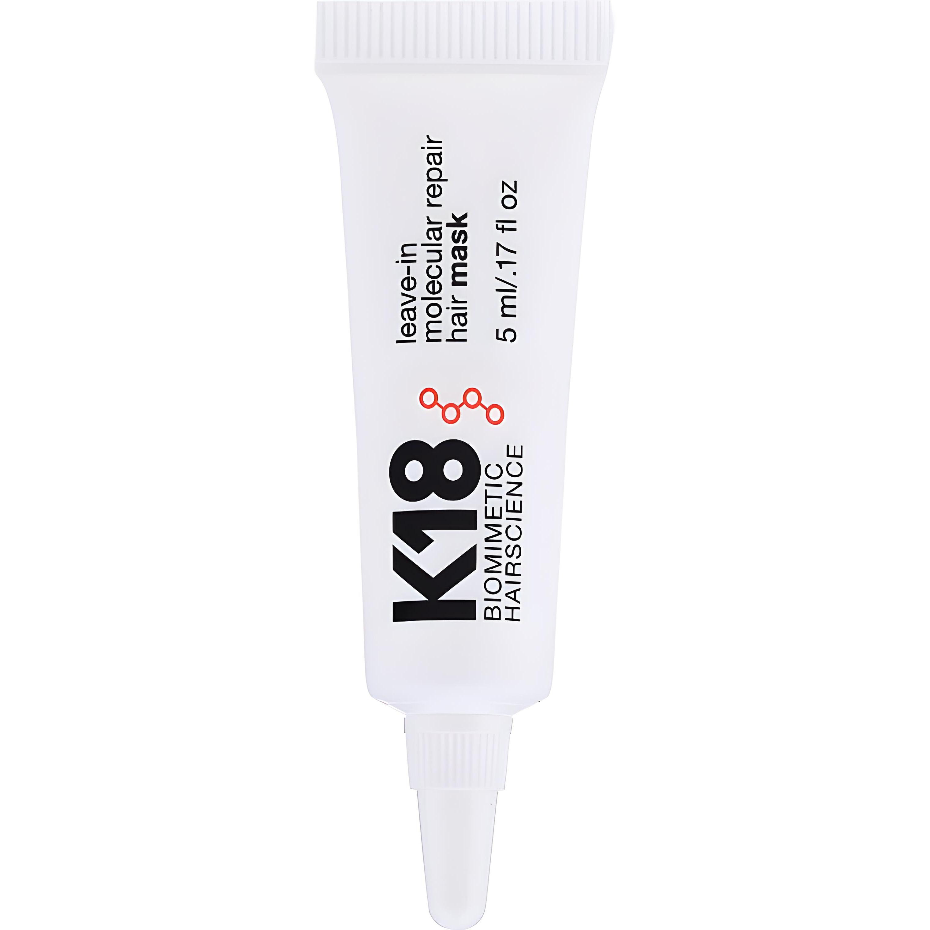 K18 HAIR Несмываемая маска для молекулярного восстановления волос 5мл
