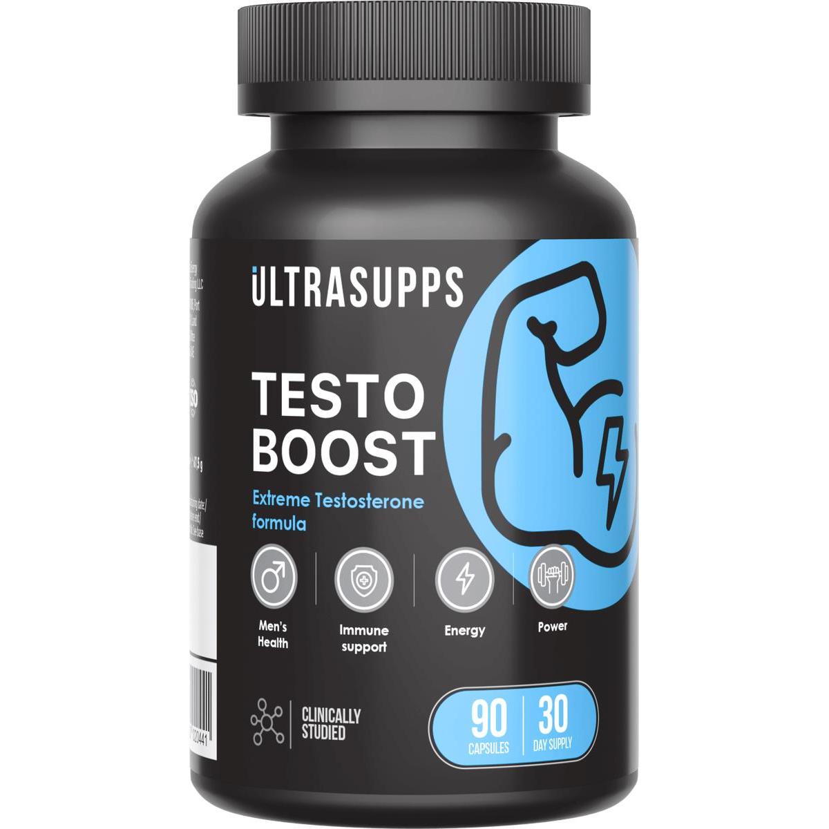 ULTRASUPPS Комплекс для повышения тестостерона Тестобуст 90 шт.