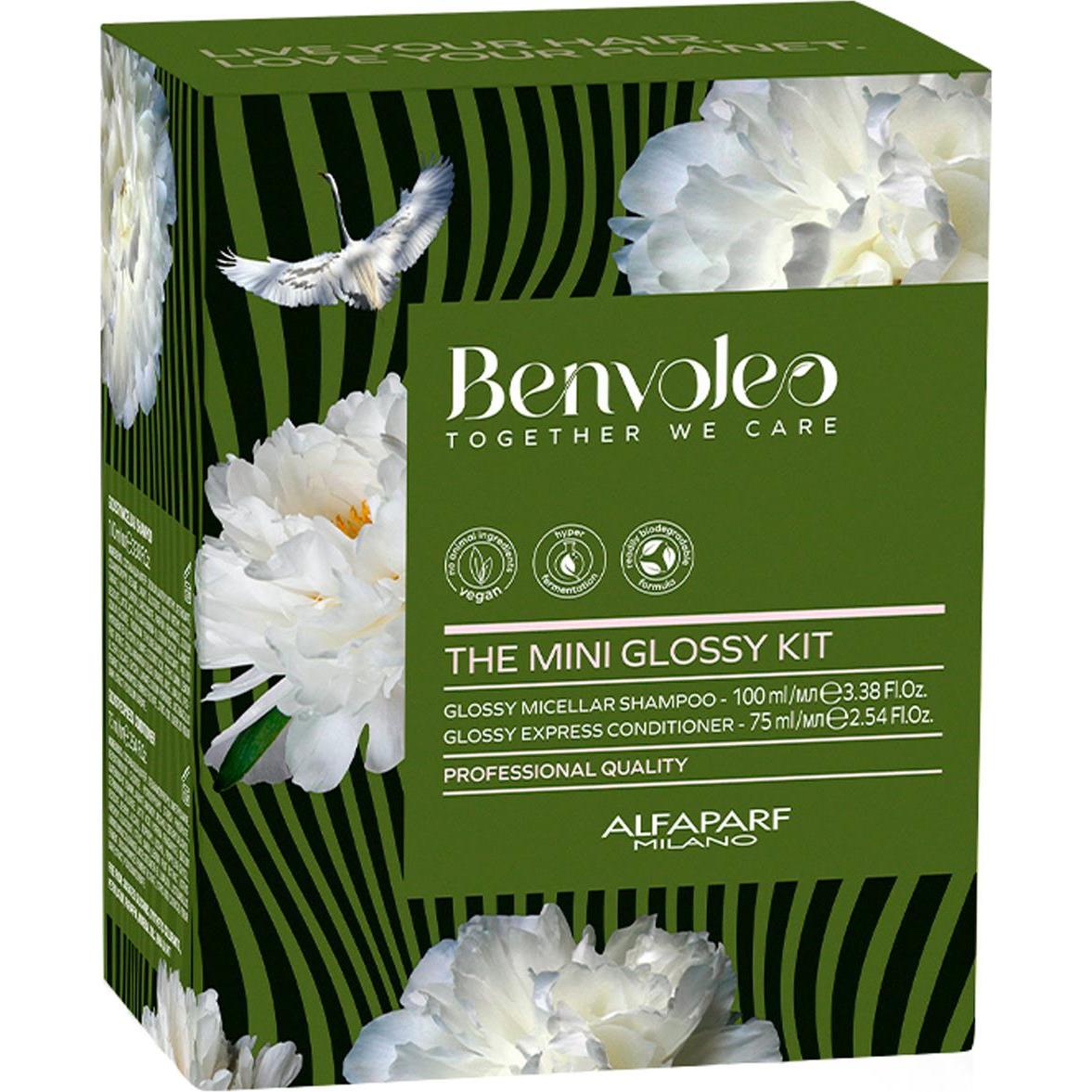 BENVOLEO Набор миниатюр для блеска волос Glossy