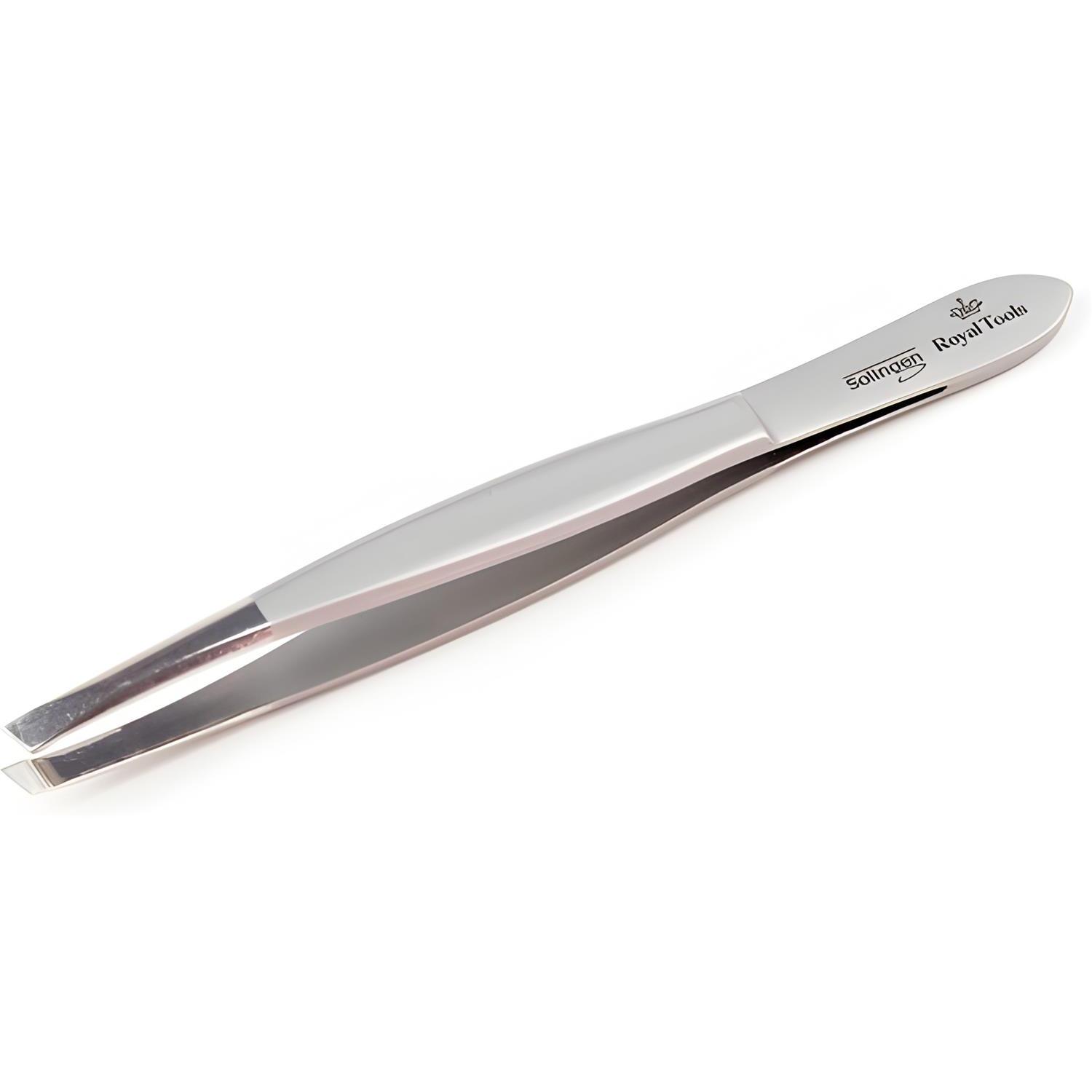 ROYAL TOOLS Пинцет наклонный матовый (1 шт.)