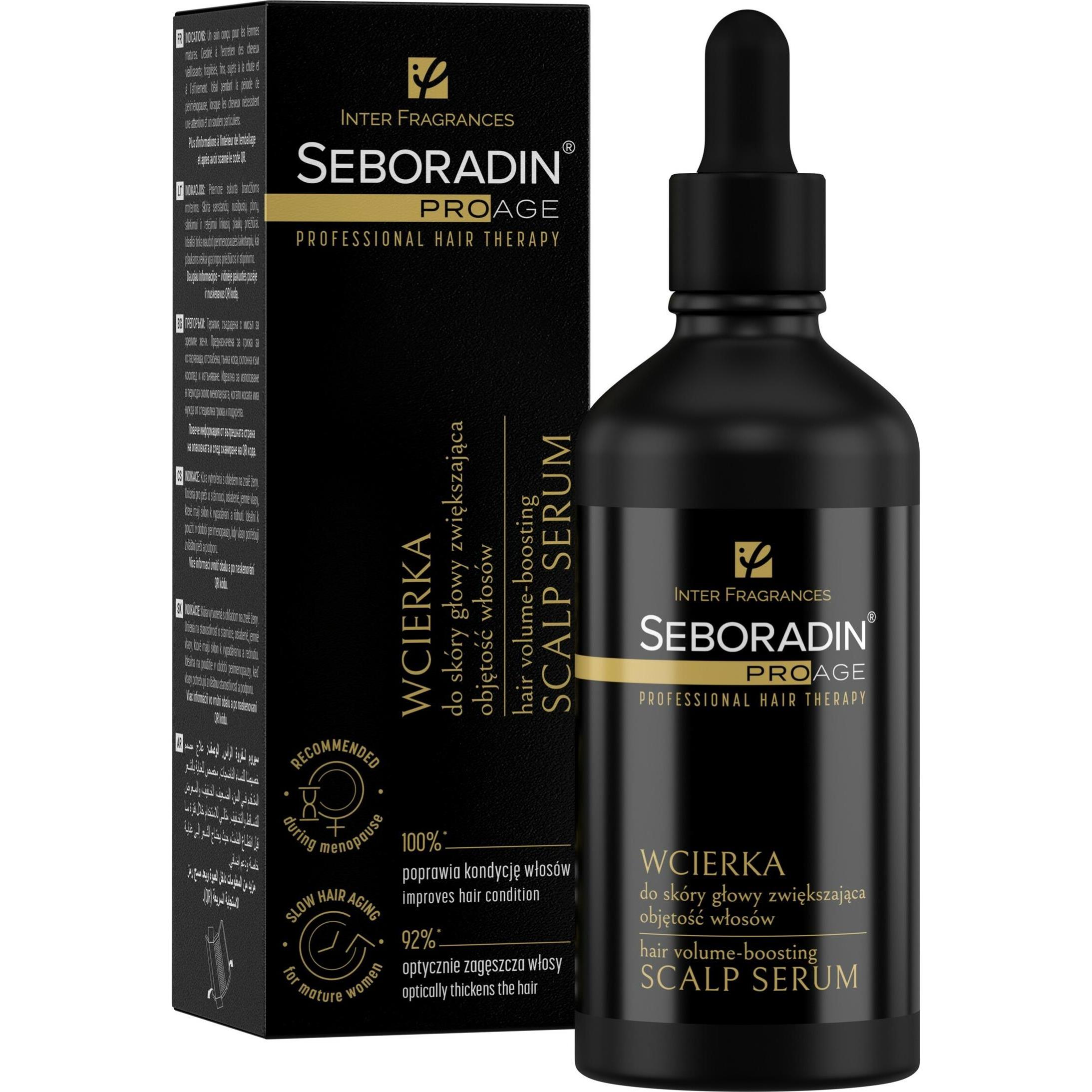 Антивозрастная сыворотка Seboradin Pro Age для объема тонких волос