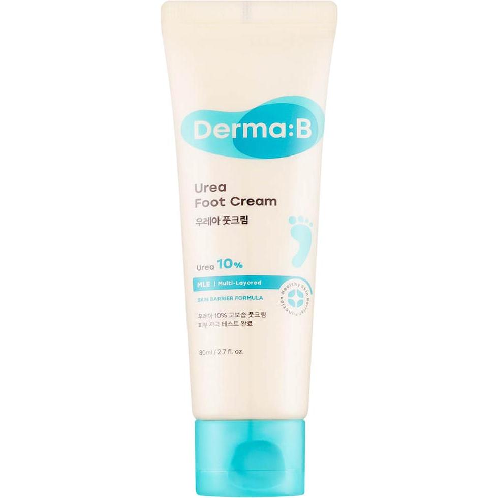 DERMA:B Смягчающий ламеллярный крем для ног с мочевиной