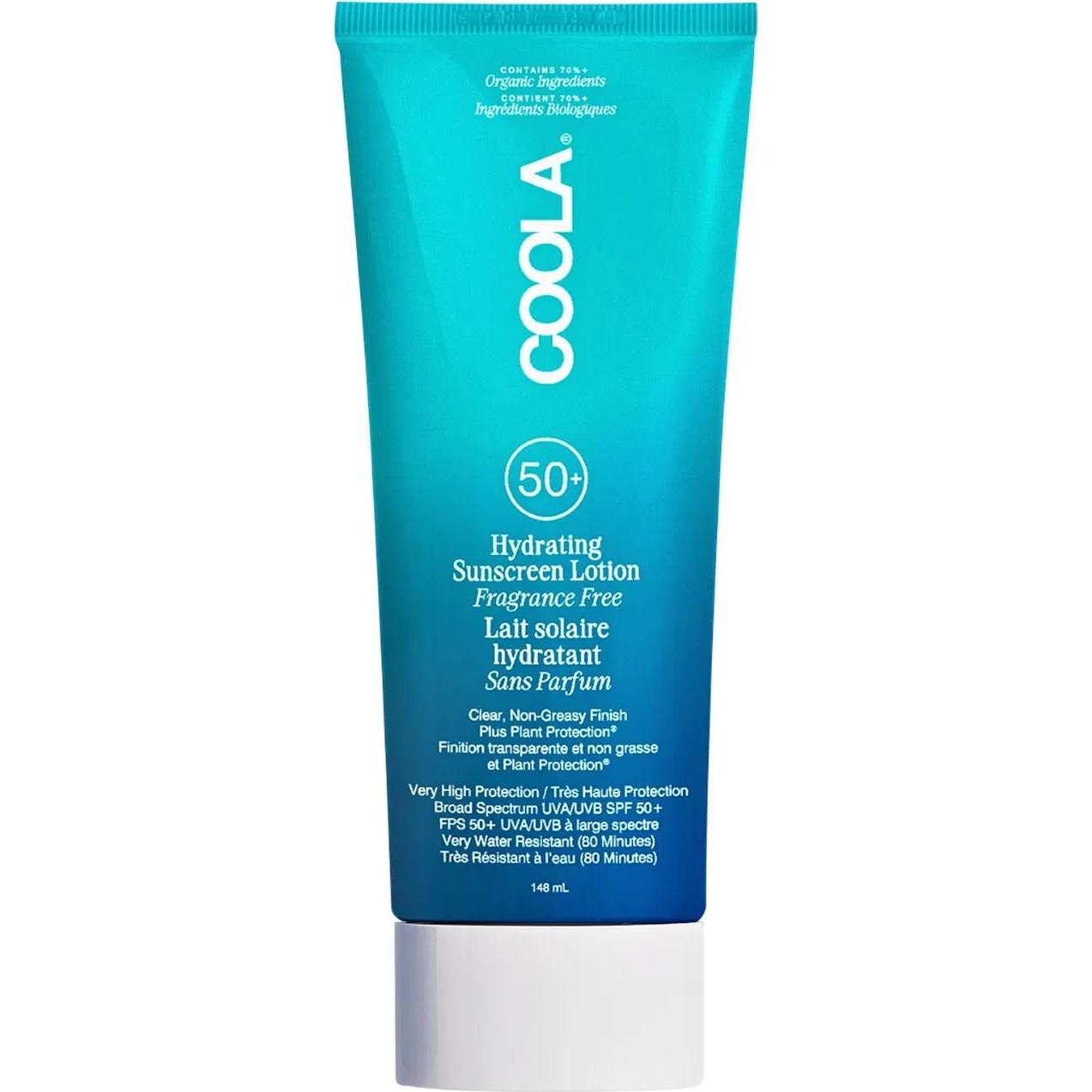 COOLA Солнцезащитный лосьон для тела без запаха SPF50+