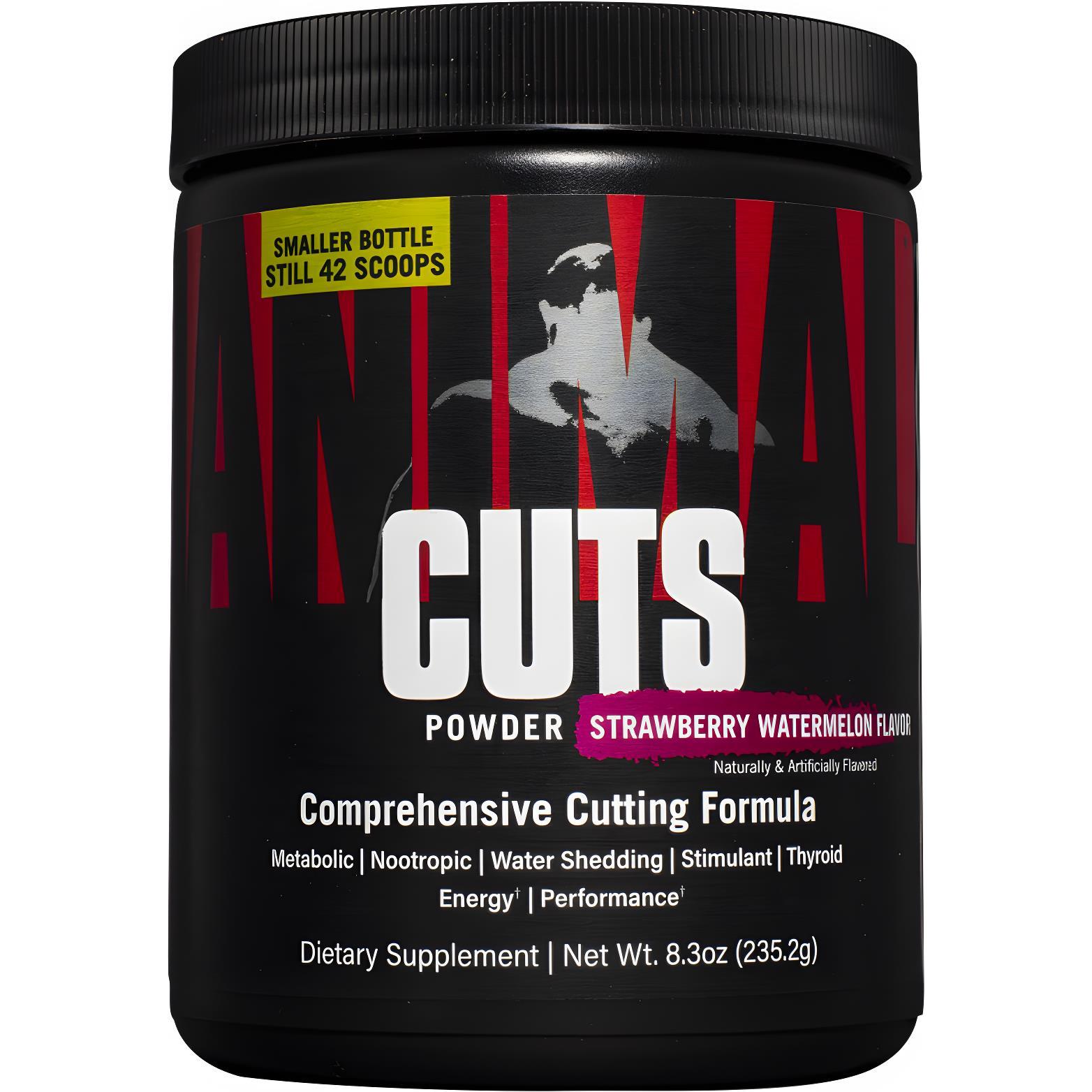 UNIVERSAL Комплекс для жиросжигания Animal Cuts Powder "Клубника-арбуз"