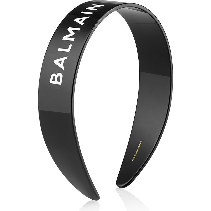 BALMAIN Заколка-ободок "Ключ к сердцу", черно-белый (1 шт.)