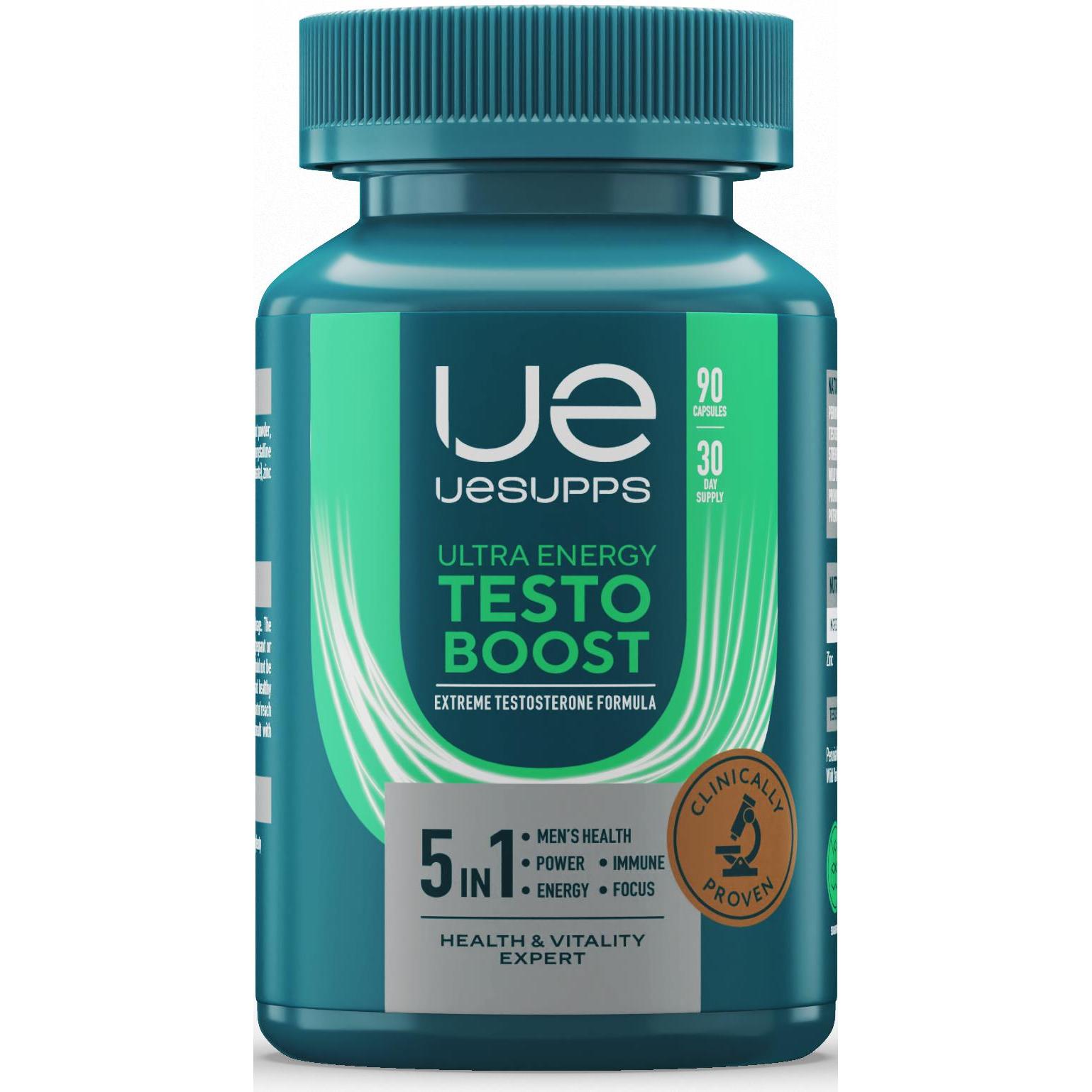 UESUPPS БАД Тестостероновый бустер для мужчин 90 капсул