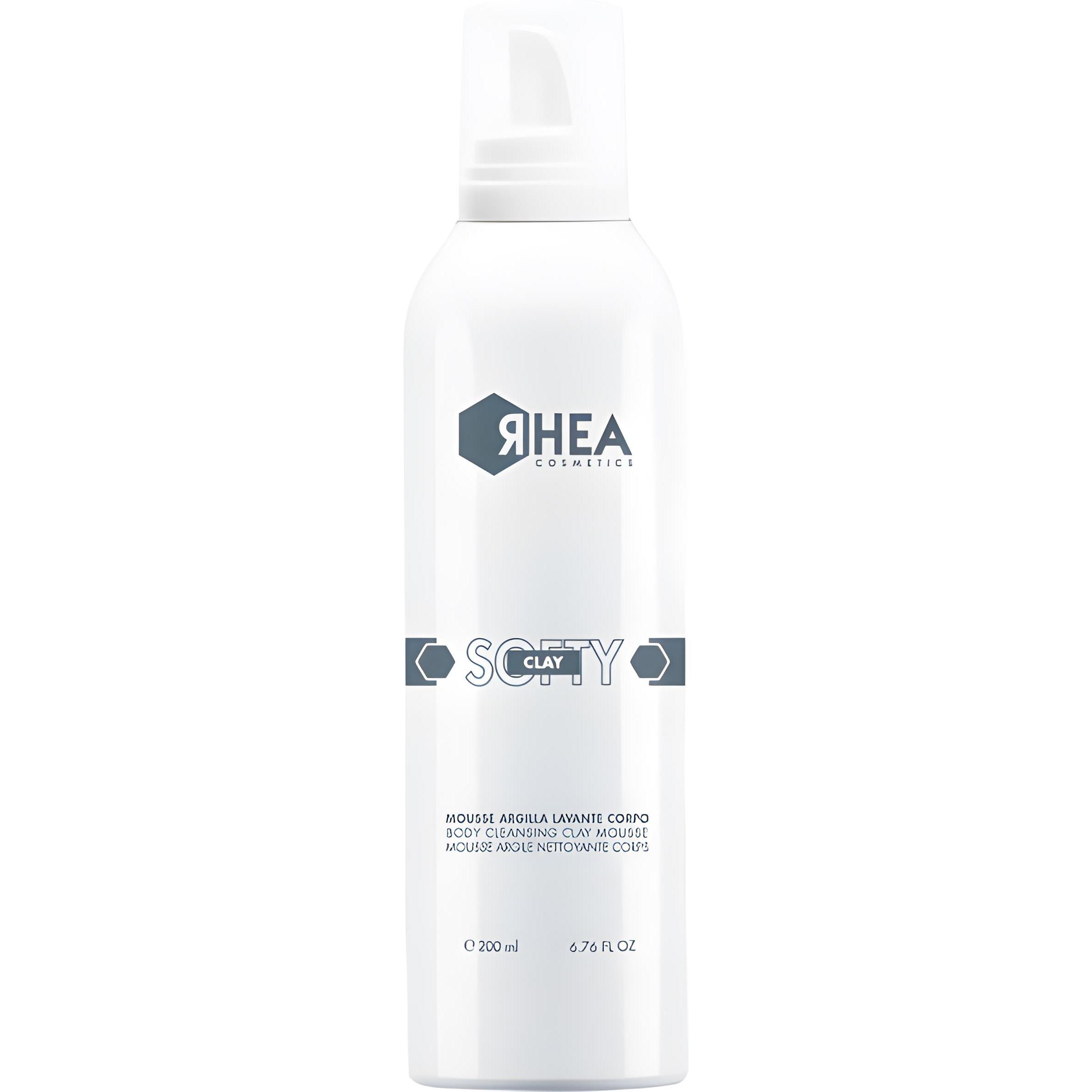 RHEA COSMETICS SoftyClay Очищающий мусс для душа на основе красной марокканской глины