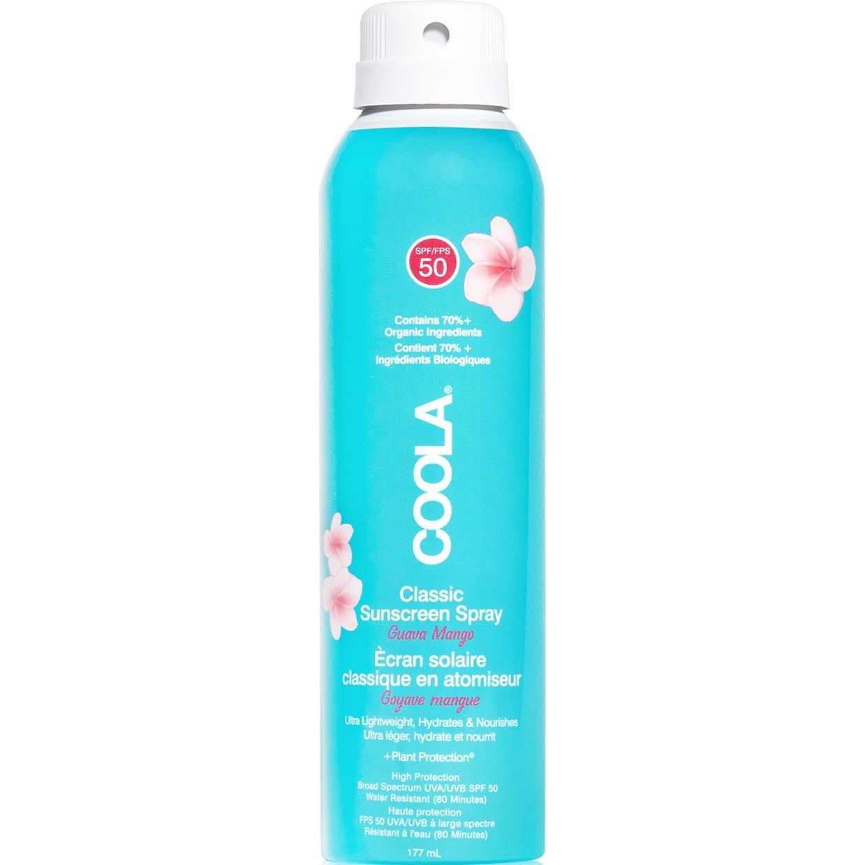 COOLA Солнцезащитный спрей для тела "Гуава Манго" SPF50