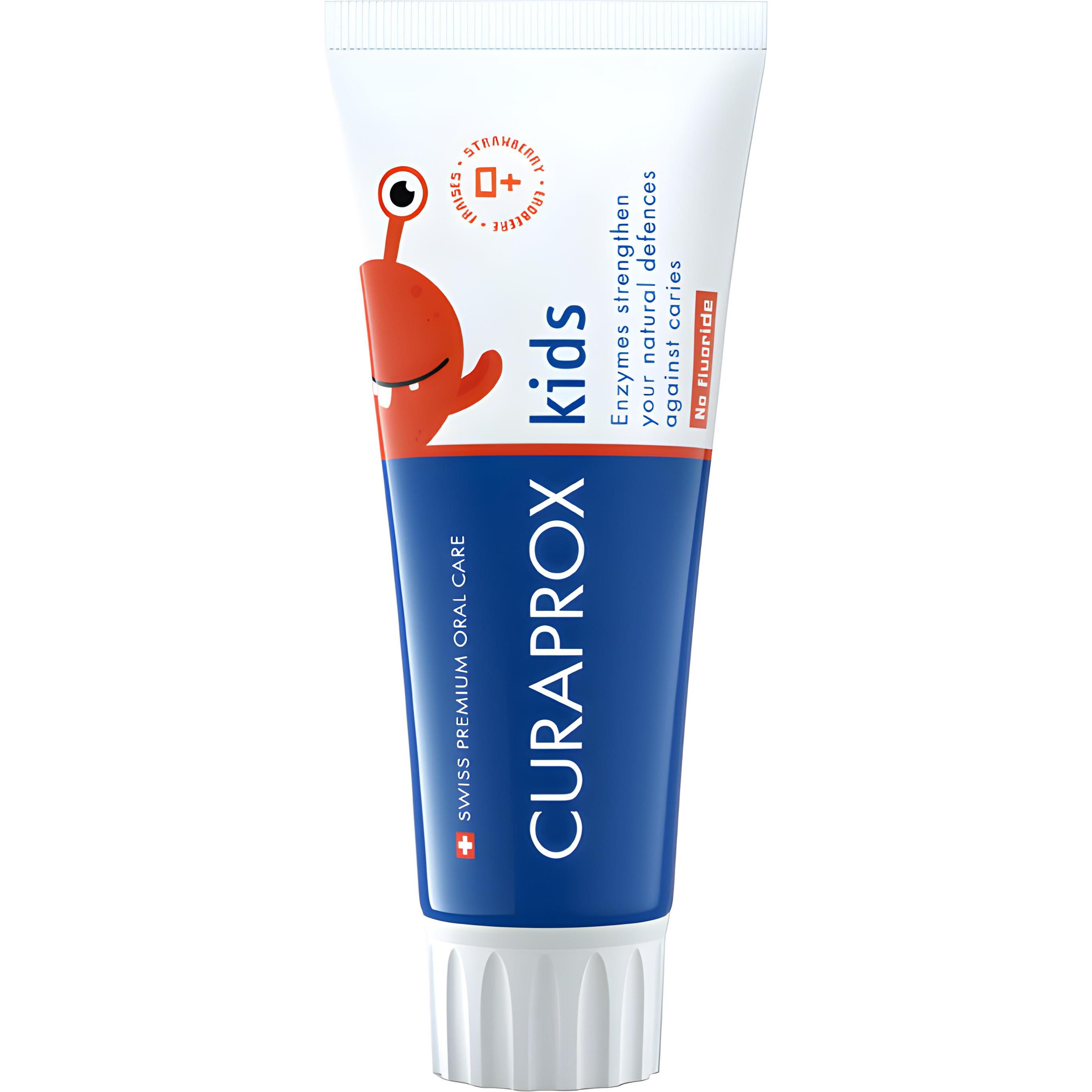 CURAPROX Зубная паста Kids Zero Клубничные каракули