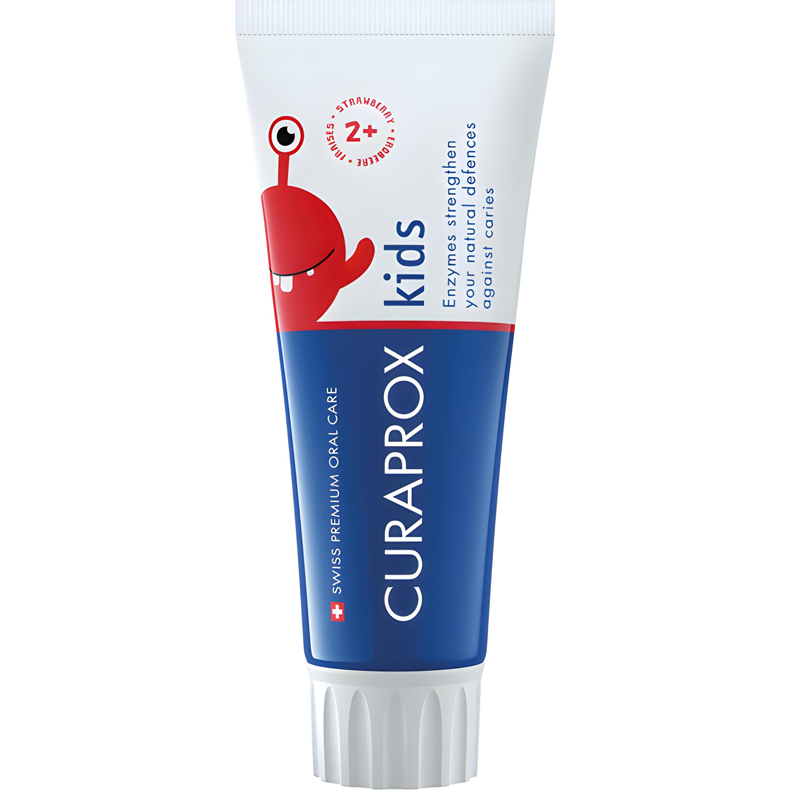 CURAPROX Зубная паста Kids 950 Клубничные каракули