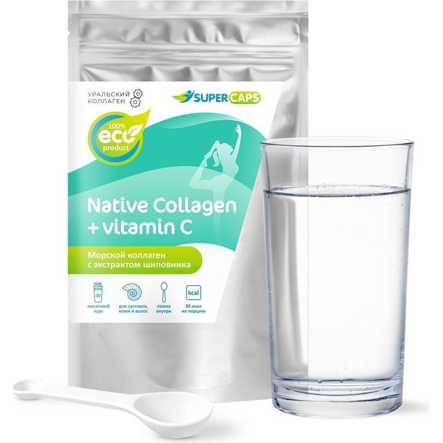 SUPER CAPS Натуральный коллаген GYMforce Collagen+Vitamin C