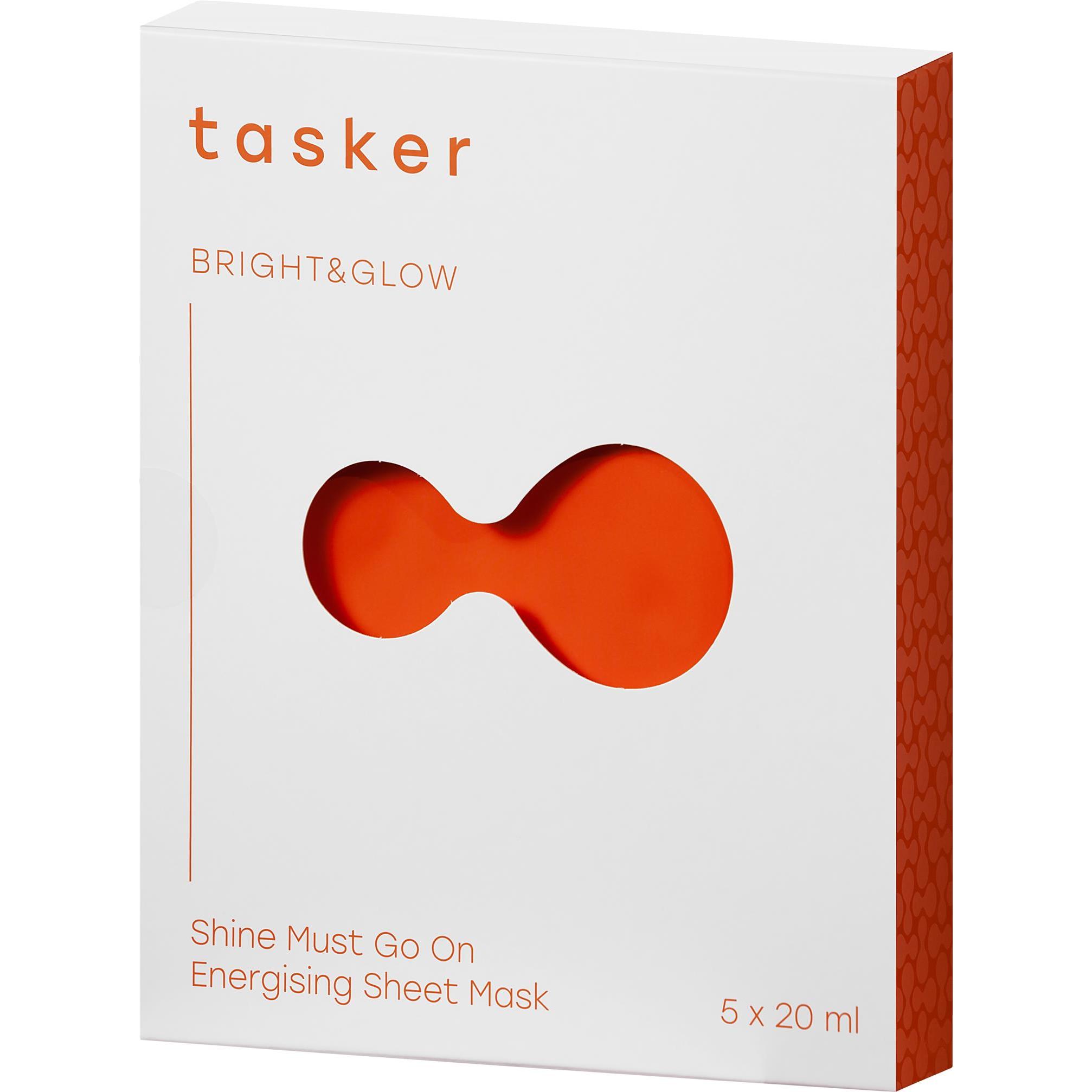 TASKER Тканевые маски для сияния кожи лица Bright & Glow