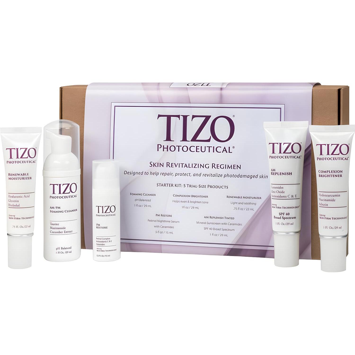 TIZO Мини-набор для защиты и восстановления фотоповрежденной кожи