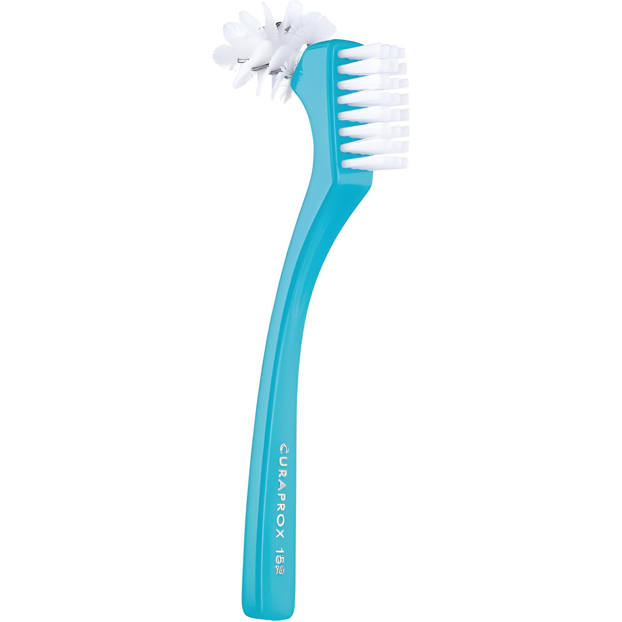 CURAPROX Щетка для ухода за зубными протезами (зеленая) (1 шт.)